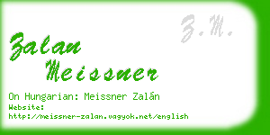 zalan meissner business card
